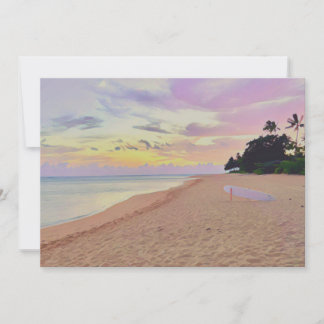 Amanecer Haena Aloha Hermosa Tarjeta Postal