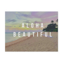 Amanecer Haena Aloha Postal Preciosa