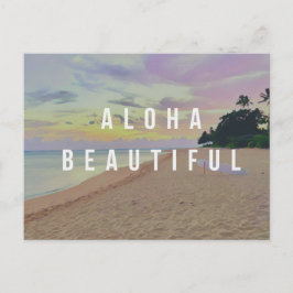 Amanecer Haena Aloha Postal Preciosa