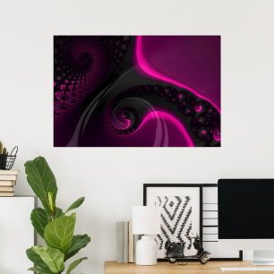 Amanecer Magenta Arte Espiritual Fractal