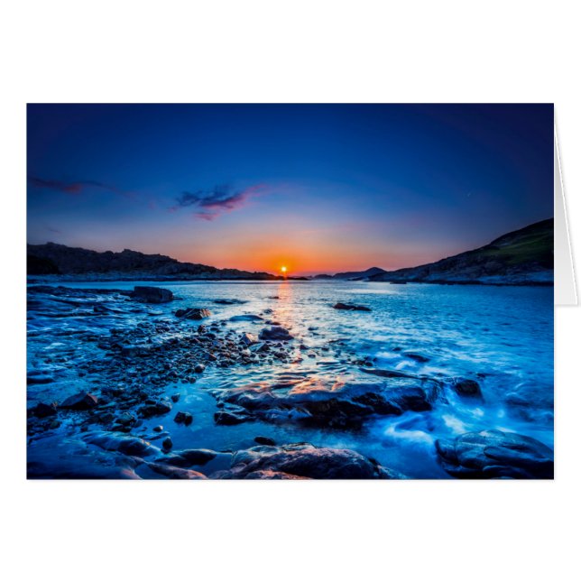 Amanecer Por El Horizonte A Orillas Del Mar Al Ama (Anverso (Horizontal))