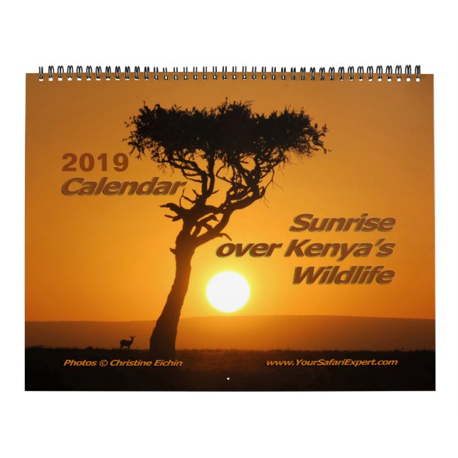 Amanecer sobre el calendario de vida salvaje de Ke (Tapa)