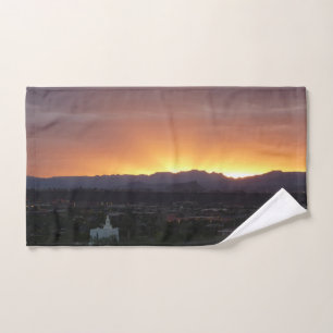 Amanecer sobre el paisaje de St. George Utah
