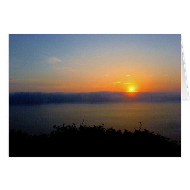 Amanecer sobre nubes de tormenta (Anverso (Horizontal))