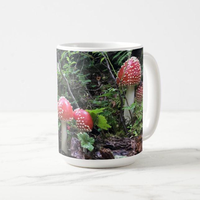Amanita Muscaria Mushrooms - 15 oz. Jarra (Anverso derecho)