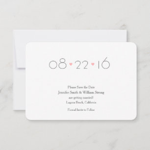 (Amante} ahorre la invitación de la fecha