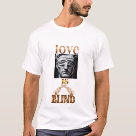 amante ciego de las camisetas de amor