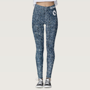 Amante de gatos moderna pantalones vaqueros azules