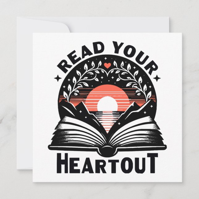 Amante de la lectura Lee tu corazón Libro friki (Anverso)