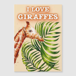 Amante de las jirafas amo las jirafas