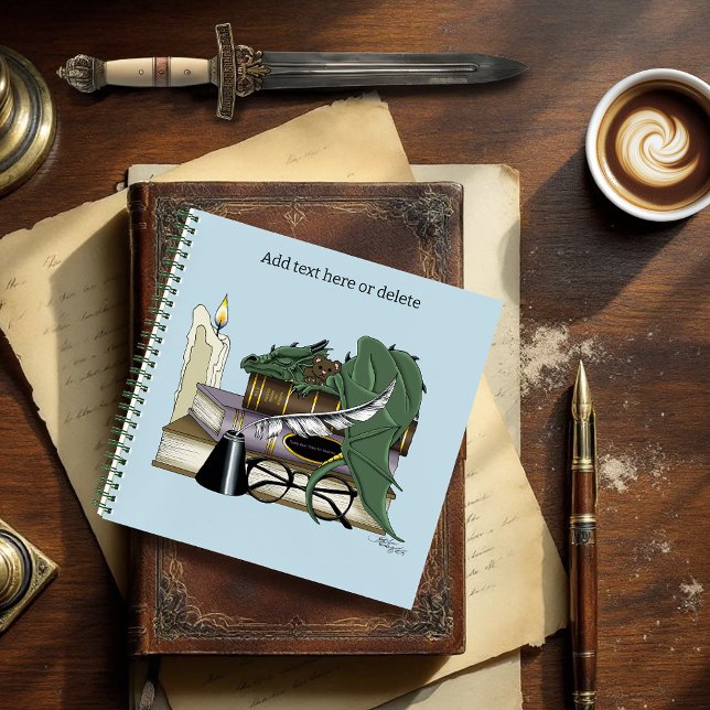 Amante de Libros Dragón Durmiente Caprichoso Verde (Subido por el creador)