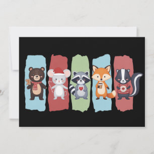 Amante de los Animales Navidad Mapache Zarigüeya I