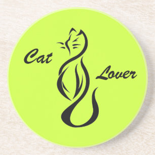 Amante de los Gatos, Posavasos de Arenisca de Gato