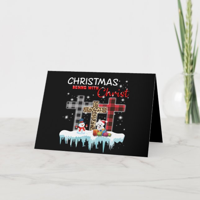 Amante de los Perros | Navidad Maltes Comienza con (Anverso)