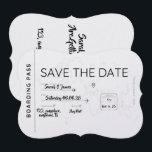 amante de los viajes salva la fecha tarjeta de emb<br><div class="desc">Anuncia tu día especial con un hermoso diseño personalizable de "save the date" hecho para compartir la fecha de tu boda de manera elegante y memorable. Perfecto para parejas que buscan un anuncio de boda personalizado, este diseño ofrece una apariencia limpia y atemporal que se puede adaptar para coincidir con...</div>