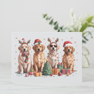 Amante de Navidad Retriever Dorado Madre Perro Nav