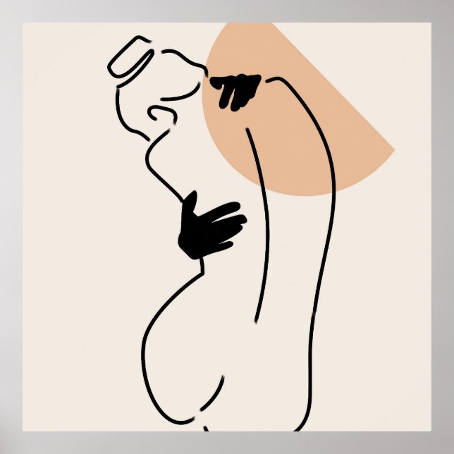 Amante del arte de la línea (Frente)