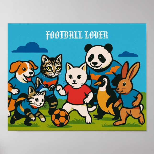 AMANTE DEL FÚTBOL Decoración de arte de pared con  (Frente)