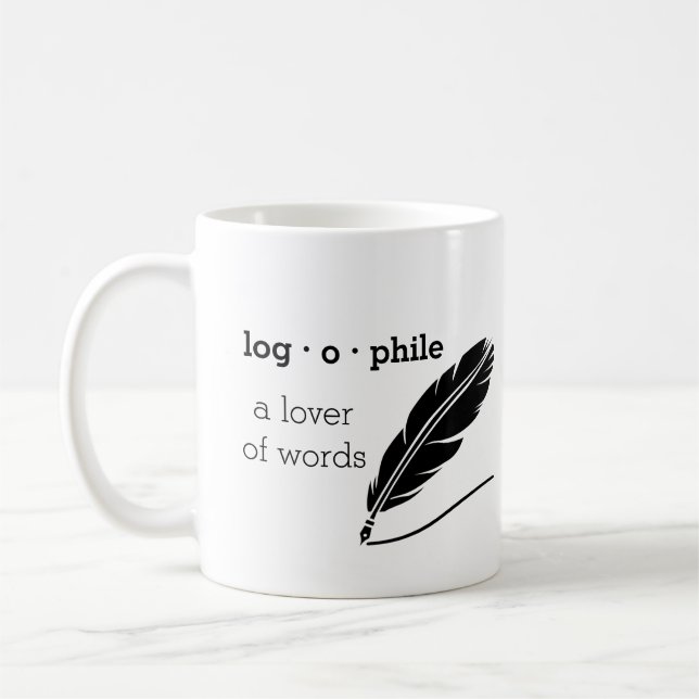 Amante del tamaño de la taza de las palabras (Izquierda)
