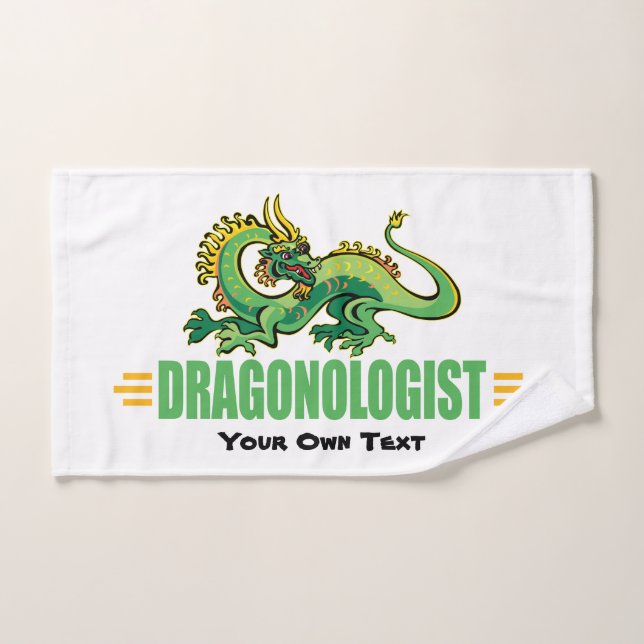 Amante Divertido de Dragones (Toalla de mano)