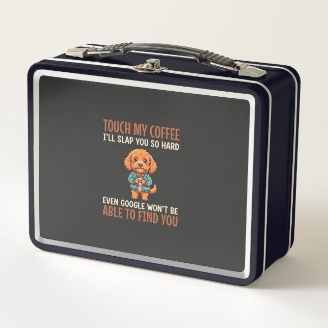 Amante Divertido del Café Cockapoo (Anverso)