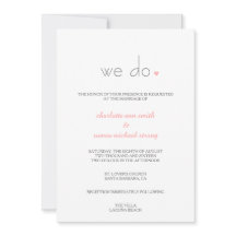 {Amante} invitación moderna de la boda