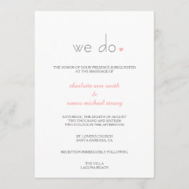 {Amante} invitación moderna de la boda