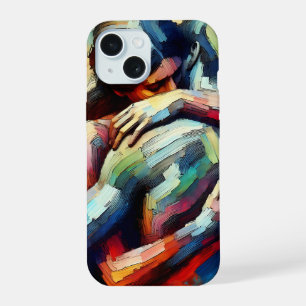 Amantes abrazándose estilo de pintura al óleo ai