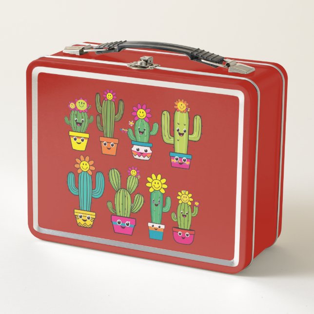 Amantes de cactus adorables (Anverso)