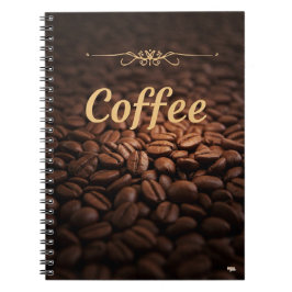 Amantes de Cuaderno con café elegante