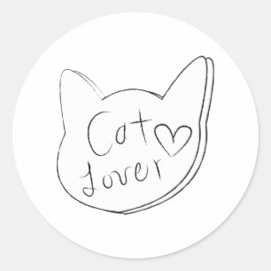 Amantes de gatos pegatinas