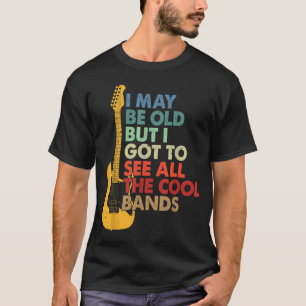 Amantes de la guitarra de la vieja camisa de guita