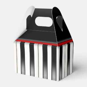 Amantes de la música adorable caja de favores de p