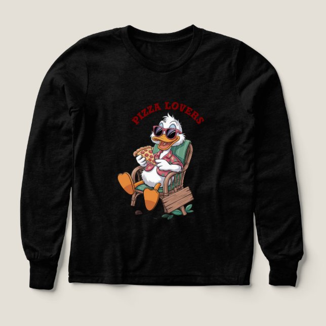 Amantes de la pizza (Diseño frontal)