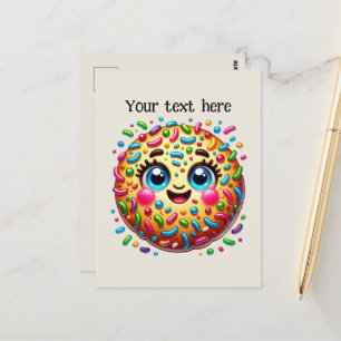 Amantes de las galletas personalizar postal