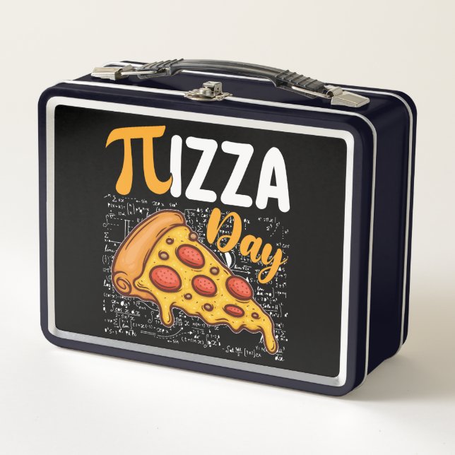 Amantes de las matemáticas del Día de la Pizza (Anverso)