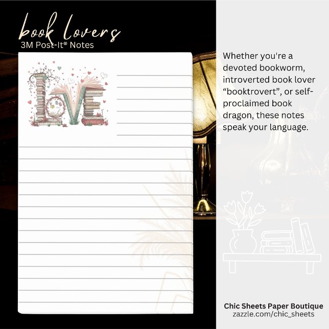 Amantes de los libros notas adhesivas Post-it® de  (Subido por el creador)