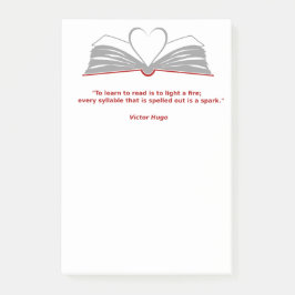 amantes de los libros Notas Post-It