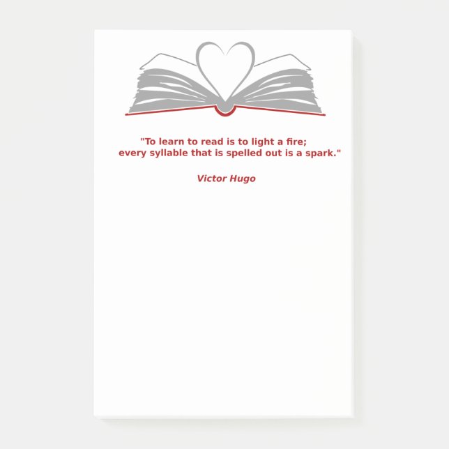 amantes de los libros Notas Post-It (Anverso)