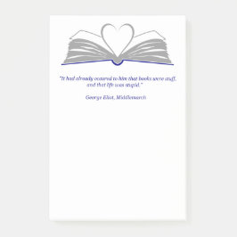 amantes de los libros Notas Post-It