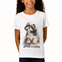 Amantes de los perros de la camiseta