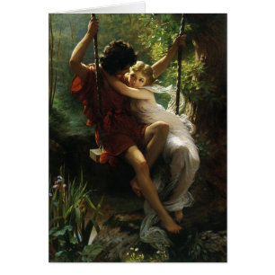 Amantes de una Swing. Primavera de Pierre Auguste 