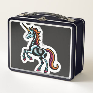 Amantes de Unicornios Esqueleto Divertido Espeluzn