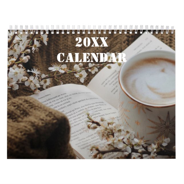 Amantes del café Año Nuevo Calendario (Tapa)