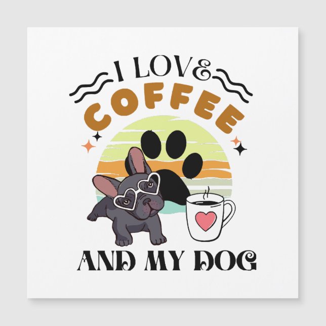 Amantes del Café - Me encanta el café y mi perro (Anverso)