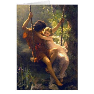 Amantes del ~ de la primavera en la pintura del