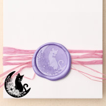 Amantes del gato de la luna floral
