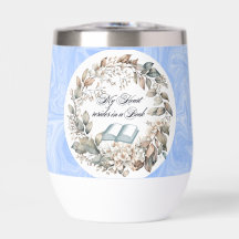 Amantes del libro de flores azules