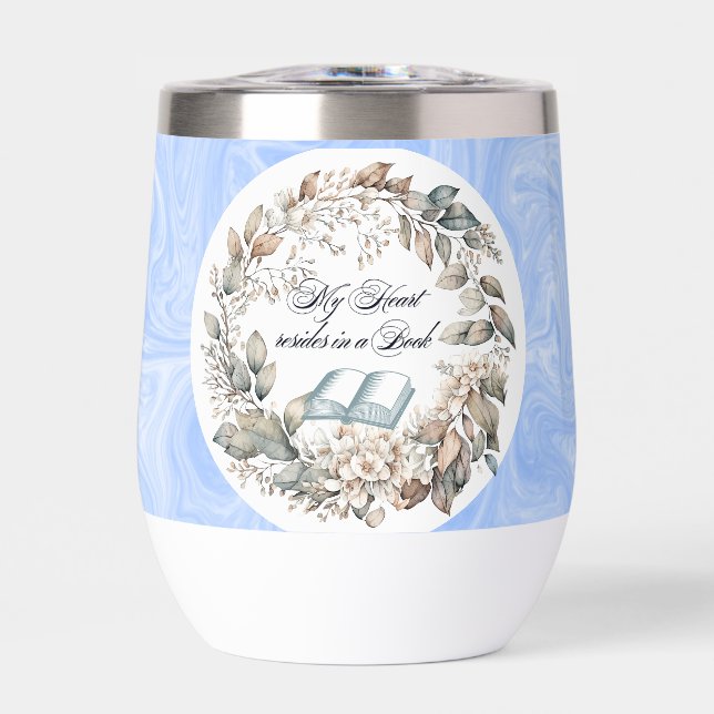 Amantes del libro de flores azules (Frente)