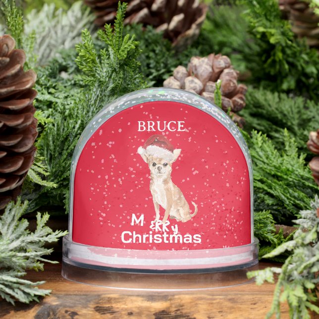 Amantes del perro Chihuahua Divertido Rojo Feliz N (Invierno)